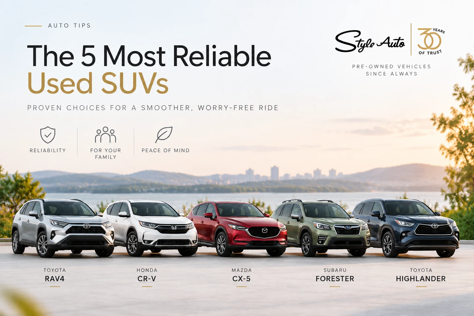 The 5 Most Reliable Pre-Owned SUVs